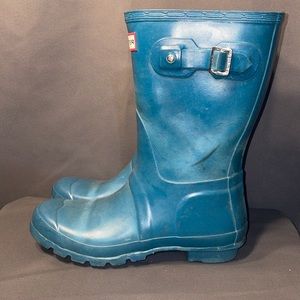 Hunter women's original short gloss rain boots
